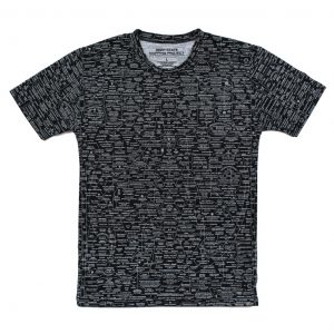 Q-WEB ALL-OVER T-SHIRT (BLK)