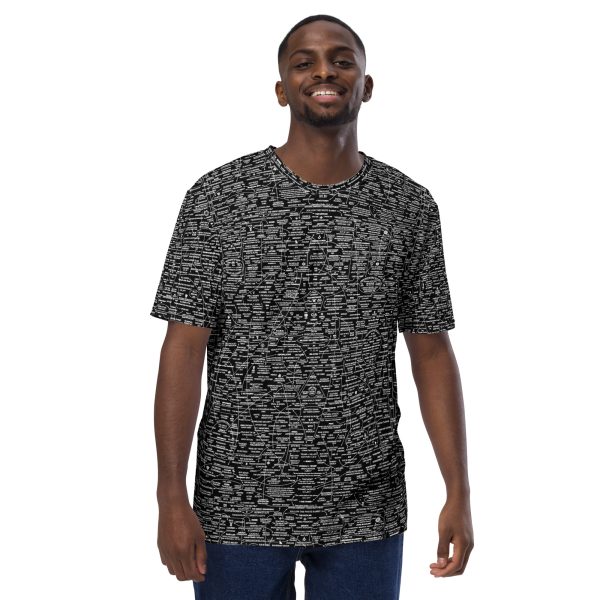 Q-WEB ALL-OVER T-SHIRT (BLK)