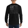 Q-KEY LONG SLEEVE T-SHIRT (BLACK)