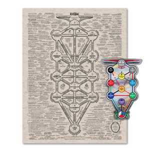 Cult of Baal on Marbled Cardstock 8.5 x 11"