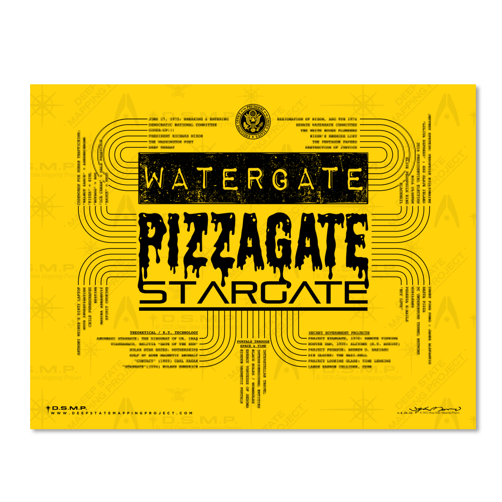 Gate Map (Pizzagate) 11 x 8.5
