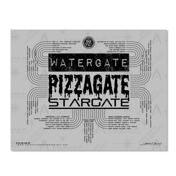 Gate Map (Pizzagate) 11 x 8.5