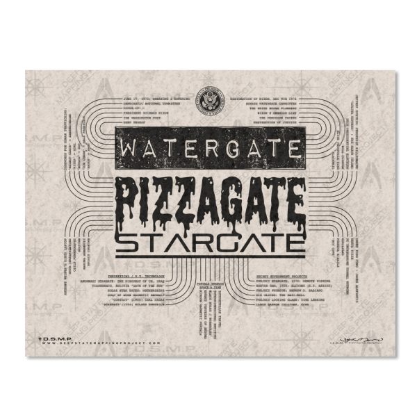 Gate Map (Pizzagate) 11 x 8.5
