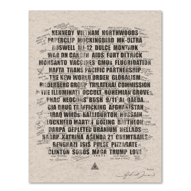 List of Grievances, 2017, 8.5 x 11 Cardstock