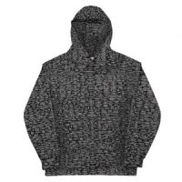 Q-WEB ALL OVER HOODIE (BLACK)