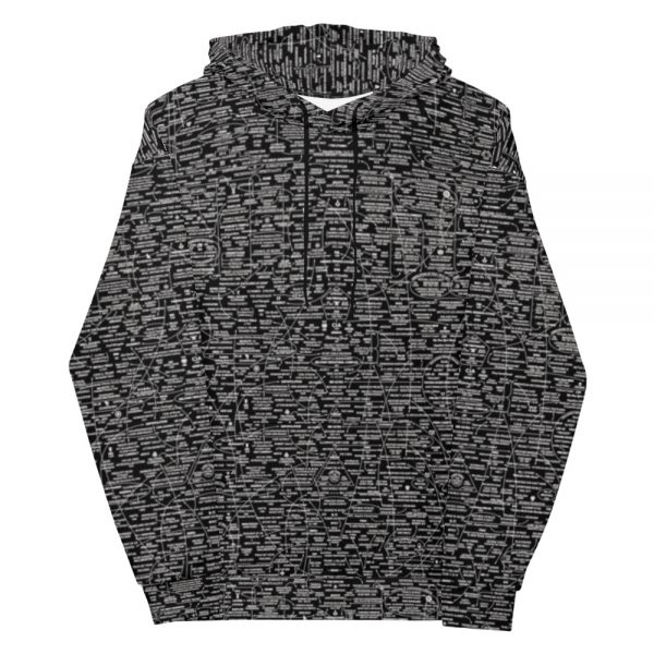 Q-WEB ALL OVER HOODIE (BLACK)
