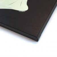 Tip Toe Ghost, Screen Print on Leather 16