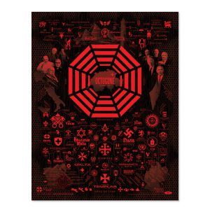 Octagon Group Map 8.5 x 11" Print