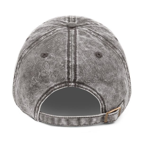 D.S.M.P. CORPORATE LOGO HAT (ACID-WASH GREY)
