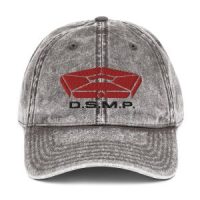 D.S.M.P. CORPORATE LOGO HAT (ACID-WASH GREY)