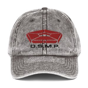 D.S.M.P. CORPORATE LOGO HAT (ACID-WASH GREY)