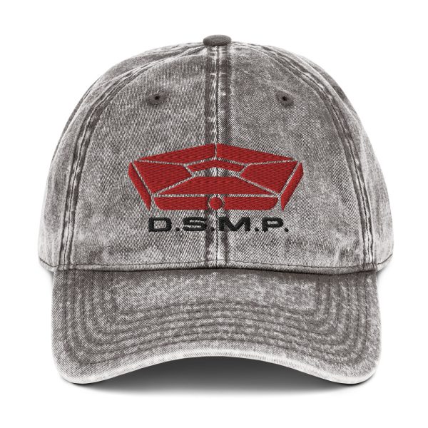 D.S.M.P. CORPORATE LOGO HAT (ACID-WASH GREY)