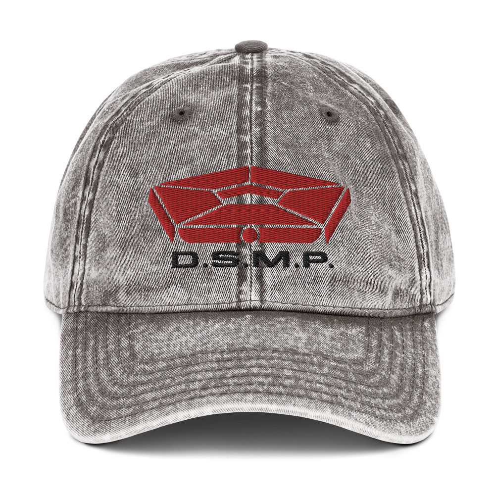 D.S.M.P. CORPORATE LOGO HAT (ACID-WASH GREY)