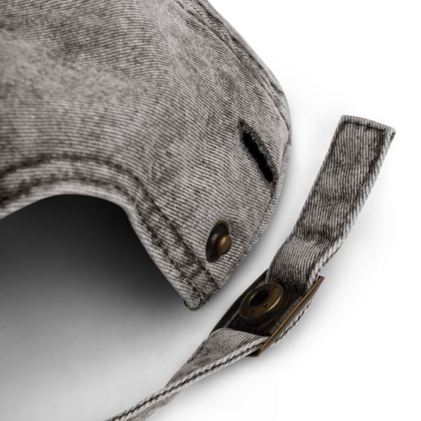 D.S.M.P. CORPORATE LOGO HAT (ACID-WASH GREY)