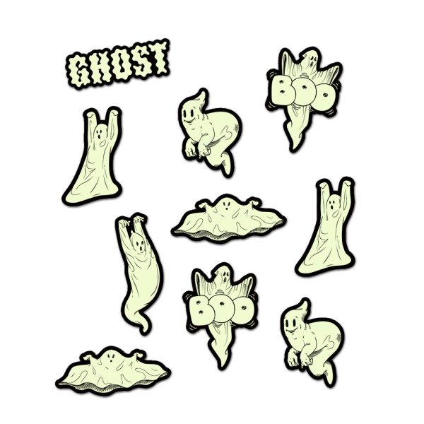 Ghost® Glow-in-the-Dark Sticker Set