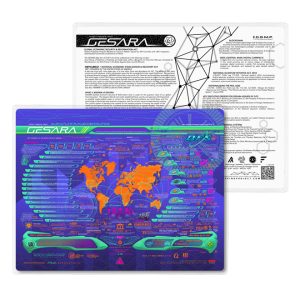 GESARA Map 11 x 8.5" LAMINATION