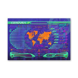 GESARA Map Poster 24" x 36"