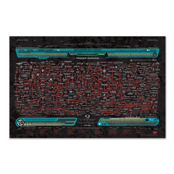 Traitors & Alliances Map Expanded Ed. 11 x 17