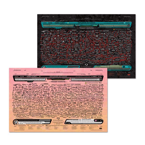 Traitors & Alliances Map Expanded Ed. 11 x 17