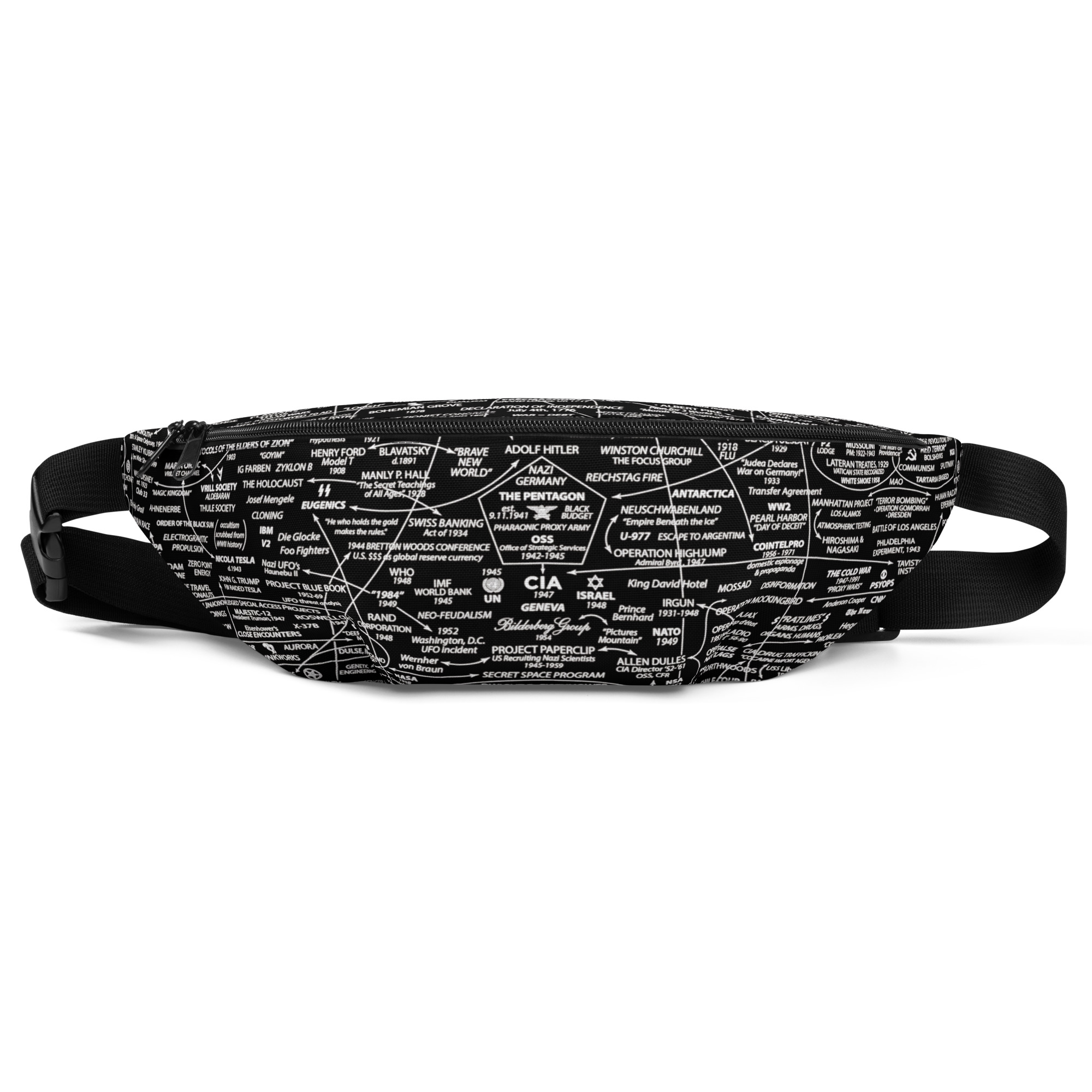 Q-WEB (Black) Fanny Pack