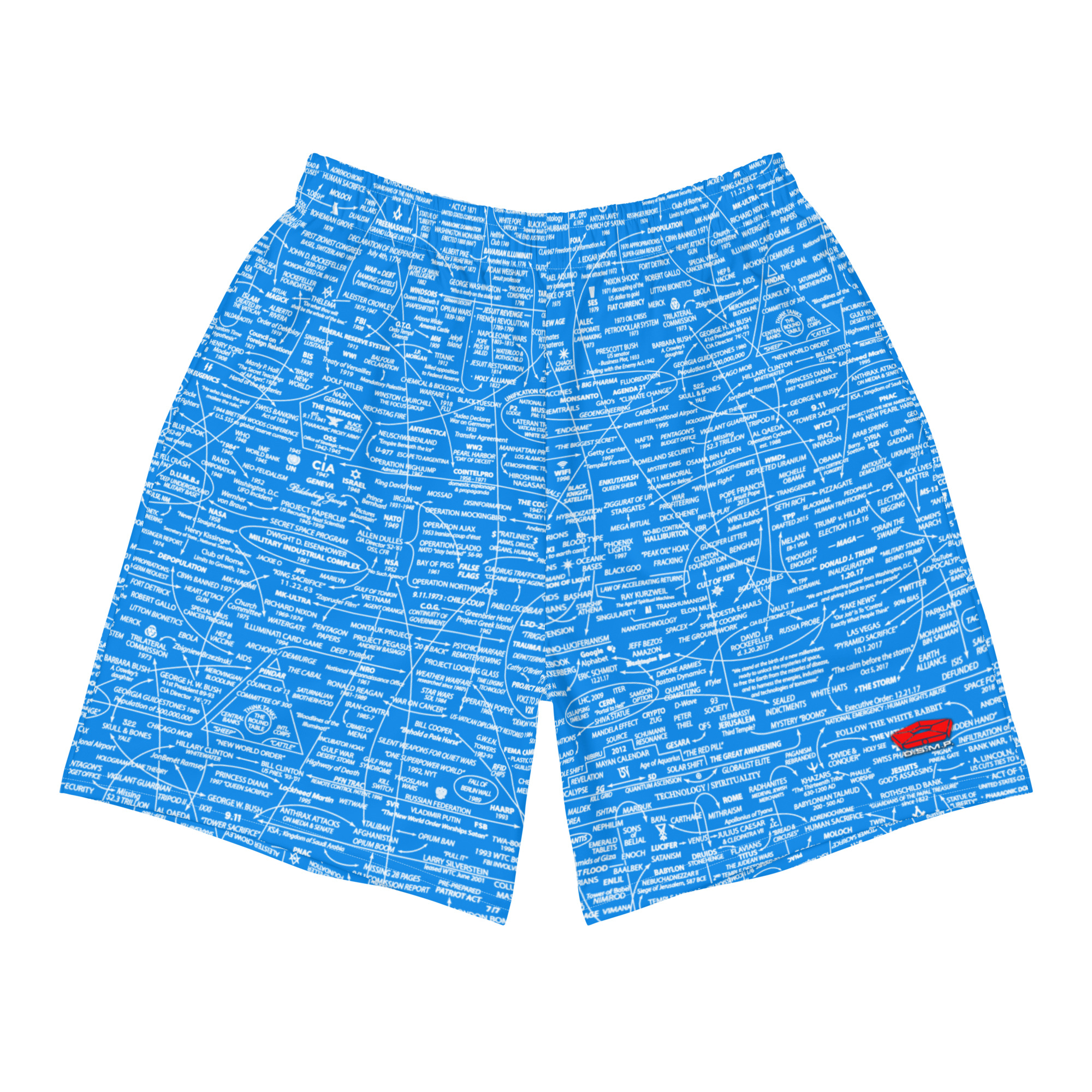 Q-WEB Athletic Shorts (Blue)