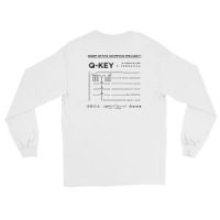 Q-KEY LONG SLEEVE T-SHIRT (WHITE)
