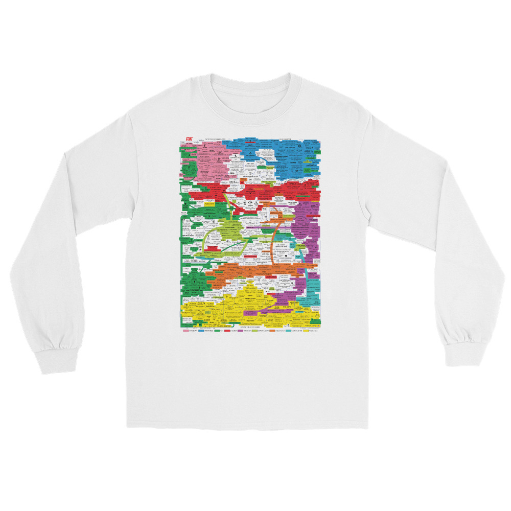 Q-KEY LONG SLEEVE T-SHIRT (WHITE)