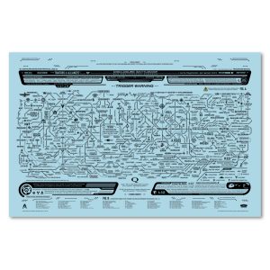Traitors & Alliances 17" Fold-Out Mini-Poster (Monochrome)
