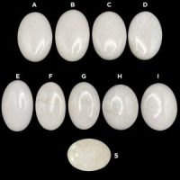 Scolecite Palm Stones, 2.5” India