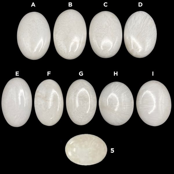 Scolecite Palm Stones, 2.5” India