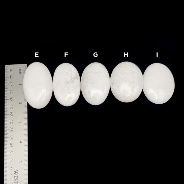 Scolecite Palm Stones, 2.5” India
