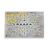 DARPA MAP POSTER, (LIGHT GRAY) 24