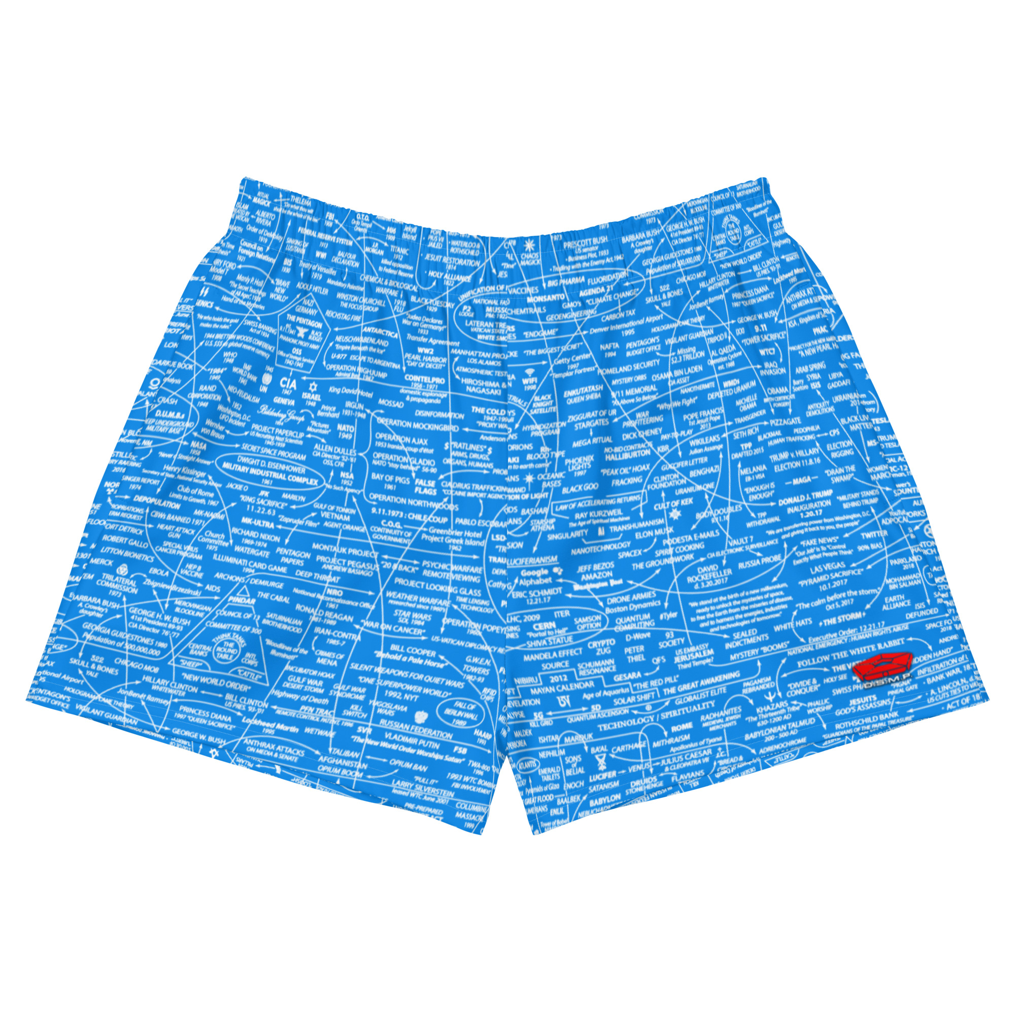 Q-WEB Running Shorts (Blue)