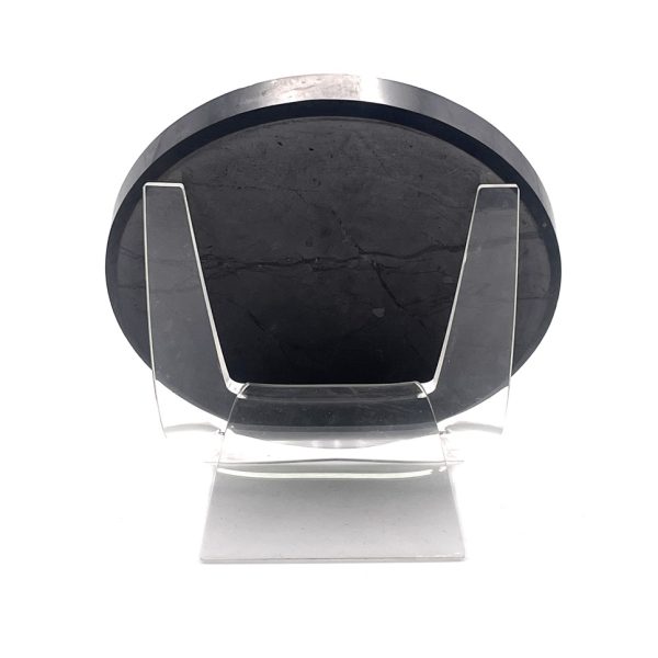 Shungite Om Disc, 3.75