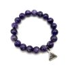Charoite Bead Bracelet