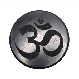 Shungite Om Disc, 3.75" Russia