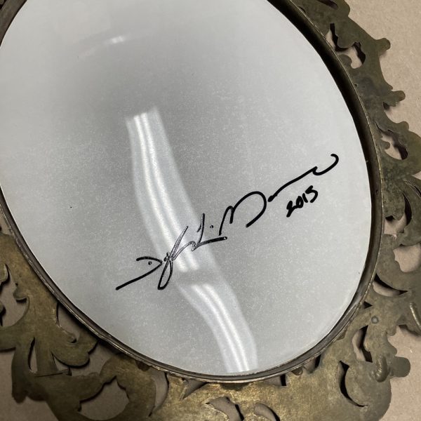 Knife Licking Ghost, Mixed Media, 10.5