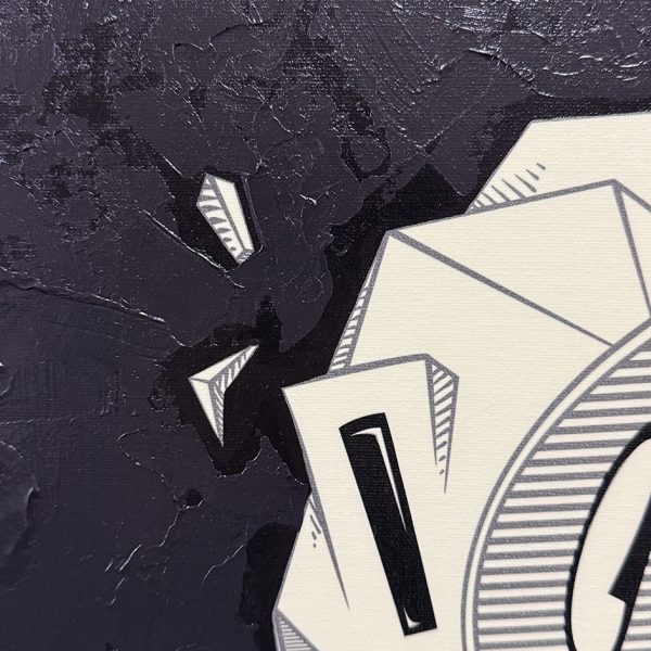 Cubist Ghost, Mixed Media, 23.5