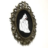 Knife Licking Ghost, Mixed Media, 10.5