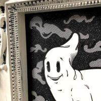 Demonoid Ghost, Mixed Media, 9.5