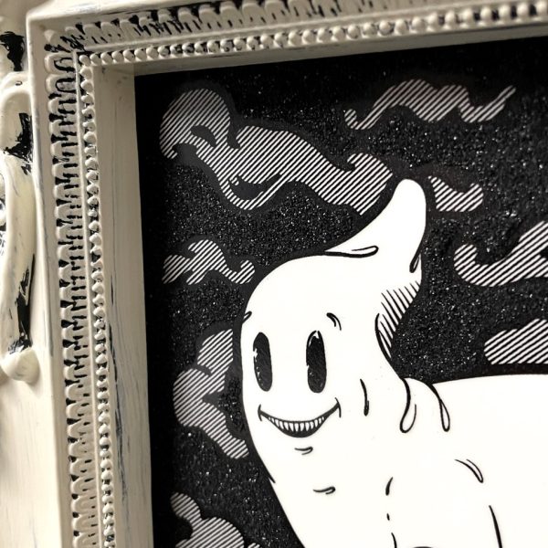 Demonoid Ghost, Mixed Media, 9.5