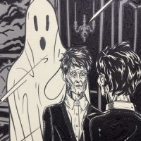 Ghost in the Mirror, Mixed Media, 24.5