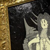 Ghost of Louis XIV, Mixed Media, 22.5