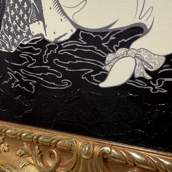 Ghost of Louis XIV, Mixed Media, 22.5