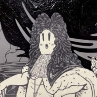 Ghost of Louis XIV, Mixed Media, 22.5
