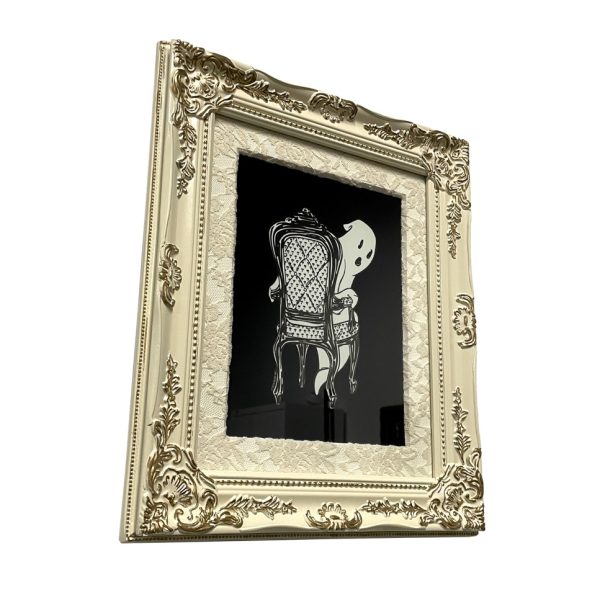 Ghost of Lestat (Ivory), Mixed Media, 15.25