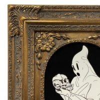 Skull Pondering Ghost, Mixed Media, 15