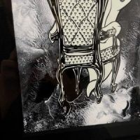 Ghost of Lestat (Dark), Mixed Media, 16.5