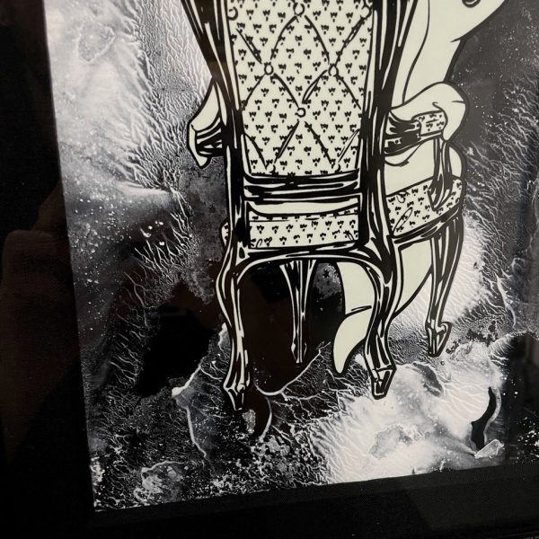 Ghost of Lestat (Dark), Mixed Media, 16.5