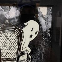 Ghost of Lestat (Dark), Mixed Media, 16.5